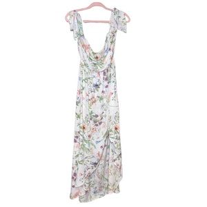 Peach Love California | Floral Maxi Dress Size S Small